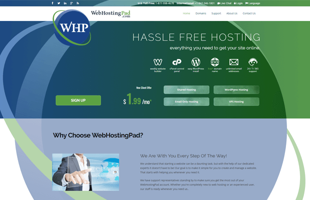 WebHostingPad Logo, Web Hosting Pad, Posh Boy Media, Website Builder, WordPress